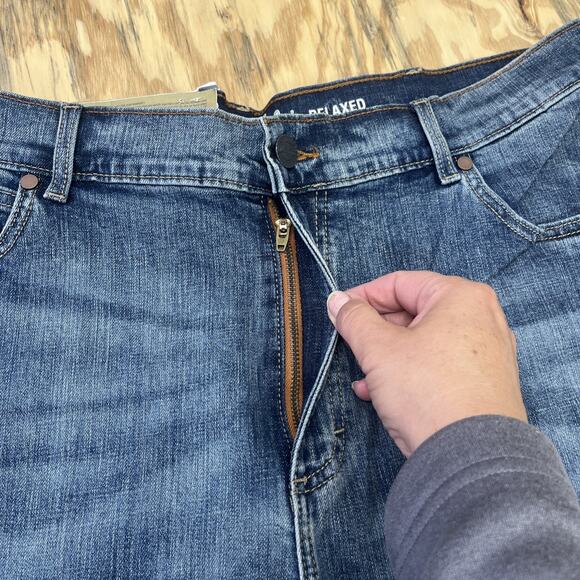 Wrangler Retro Relaxed Boot Cut Jeans Men's 38x30 Blue 5 Pocket Stretch Denim - Picture 7 of 13